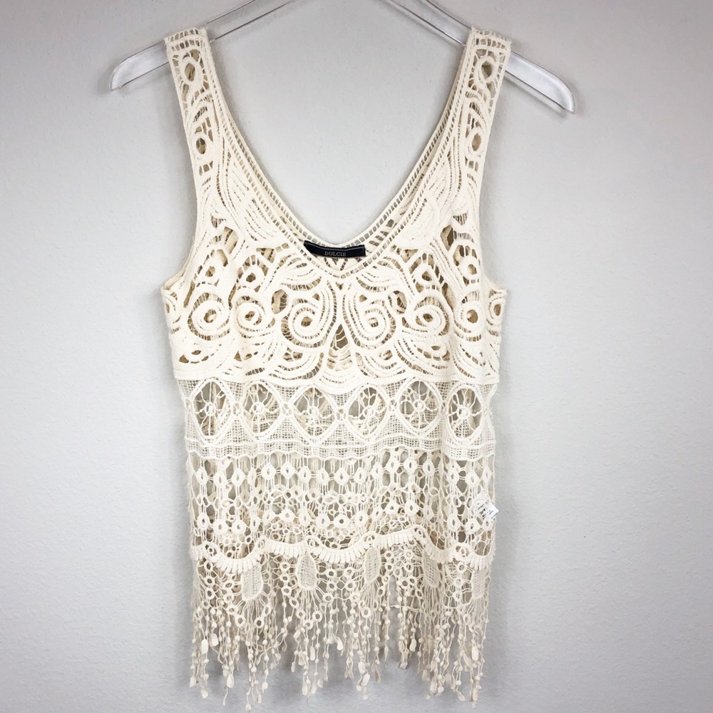 Anthropologie | Dulcie Lace Tank Top